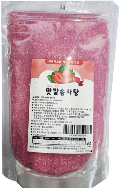 맛깔슈가 솜사탕 설탕 딸기향, 500g, 1개