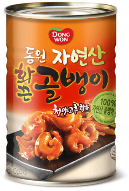 Dongwon 東遠 辣味螺肉罐頭, 400g, 1罐