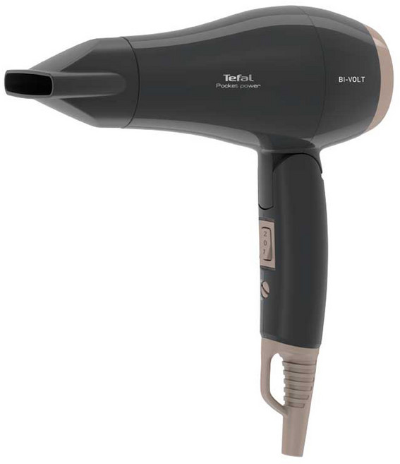 테팔 헤어드라이어 포켓파워 1200W, HV1720K0, 혼합색상
