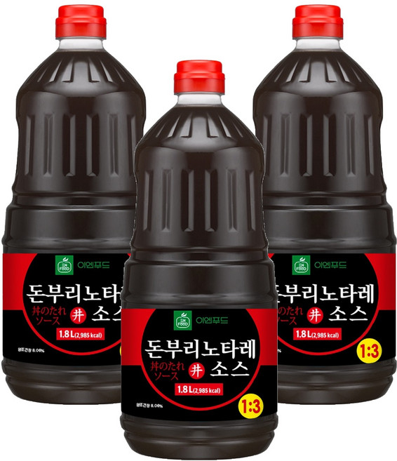 이엔푸드 돈부리노타레소스, 1.8L, 3개