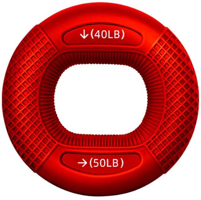 MICHAEL FITNESS 麥克健身 雙向握力圈, 紅色, 2個