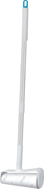 EASY CLEANER 家簡塵除 極簡無印伸縮黏塵拖 桿 + 黏塵紙 60張, 1個