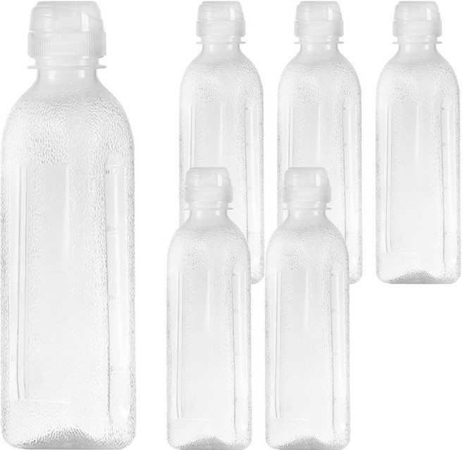 擠壓式調味瓶子, 300ml, 6個