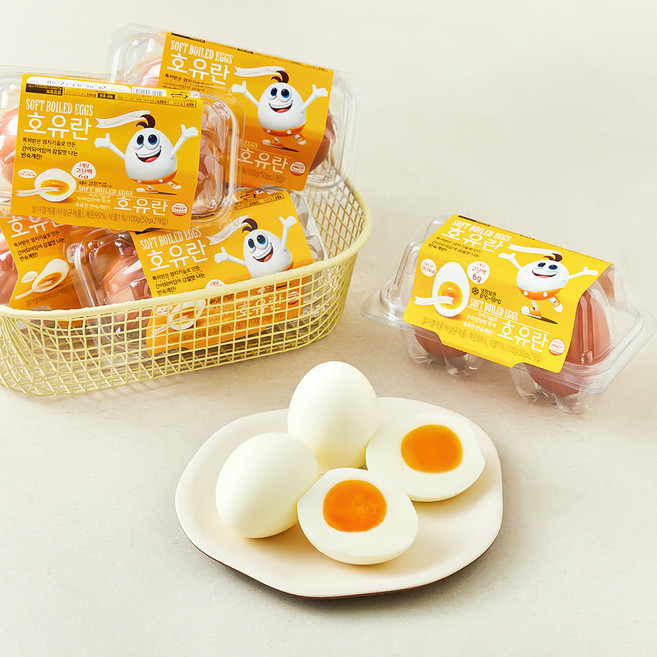 호유란 짜지않고 촉촉한 반숙란 100g, 2구, 10개