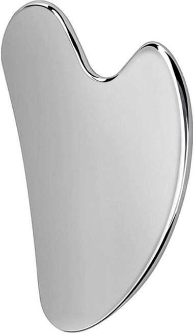 AHOYE 心形不鏽鋼刮痧板, 1個, 不銹鋼色