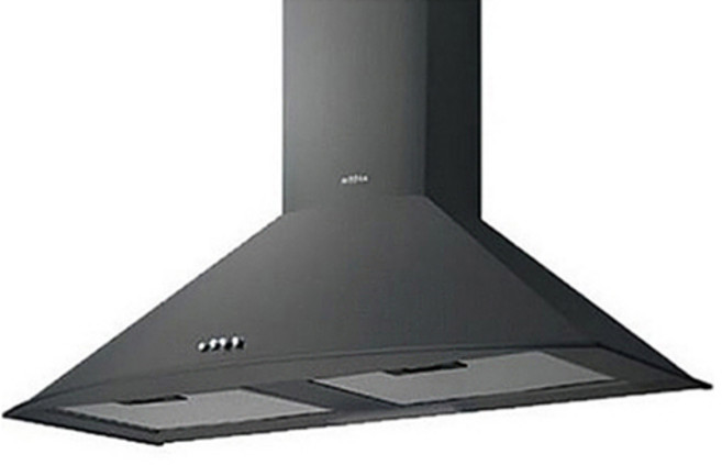 Haatz 데코 뉴침니 주방 렌지후드, 블랙(NCH-90BL), 방문설치