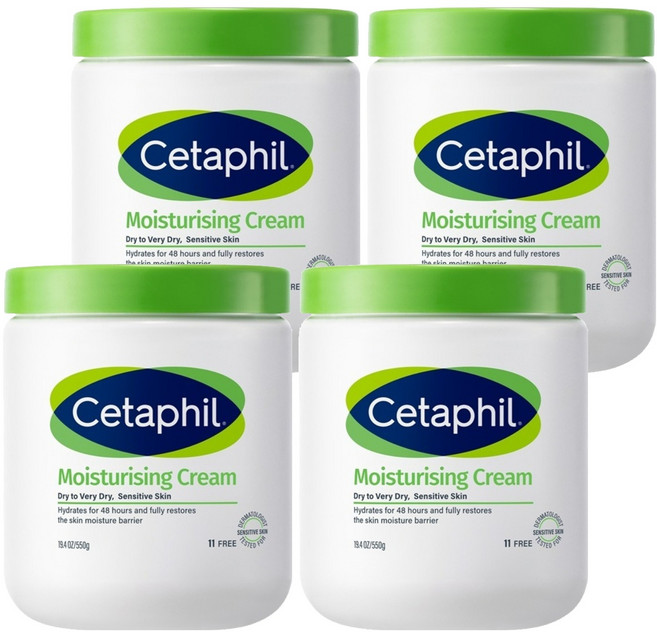 세타필 모이스춰라이징 크림, 550g, 4개