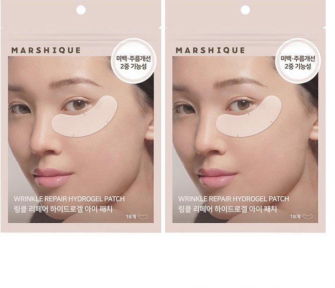 마르시끄 링클 리페어 하이드로겔 아이패치, 18개입, 2개