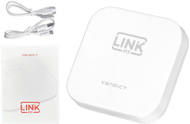 벤딕트 동글 자동차 미러링 링크핏 클립패키지 무선 애플 카플레이, VDT-ACW, 흰색