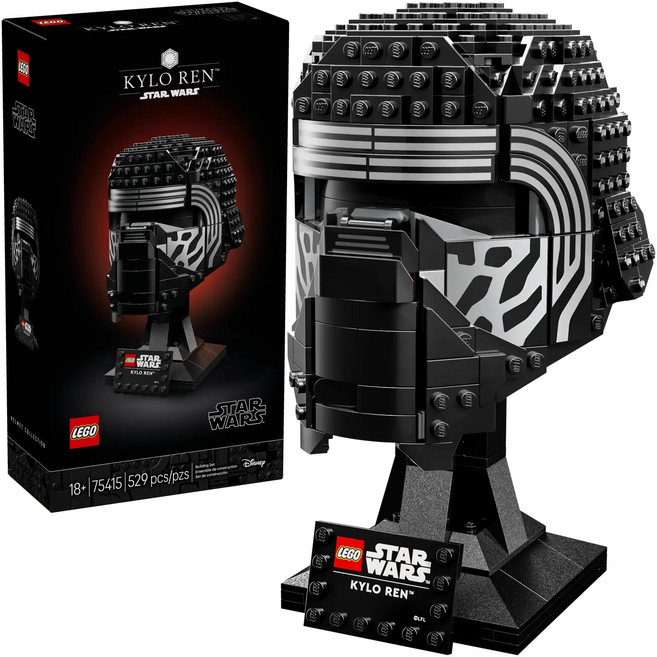 LEGO 75415 星際大戰 凱羅忍 頭盔 Kylo Ren Helmet, 1盒, 黑色