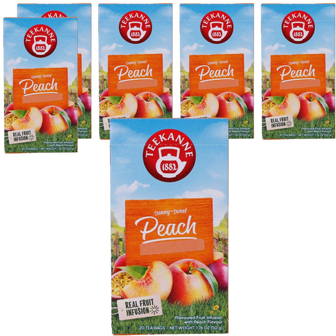 티칸 써니 스위트 피치 차, 2.5g, 20개입, 6개