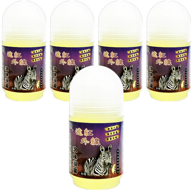 淨新科技 一條根 滾珠凝露 遠紅外線 50ml, 5個, 1個裝