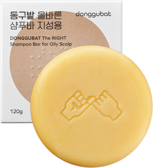 동구밭 올바른 샴푸바 지성용, 1개, 120g