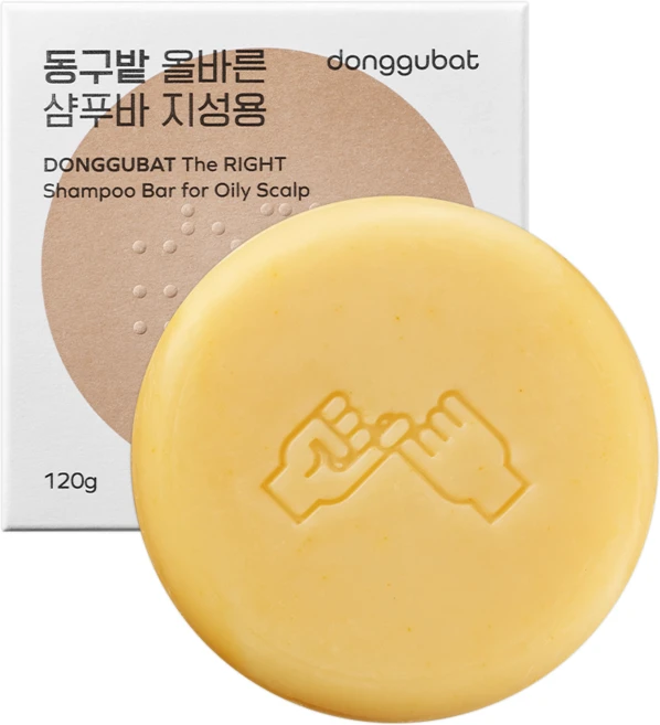 동구밭 올바른 샴푸바 지성용, 120g, 1개 - 쿠팡