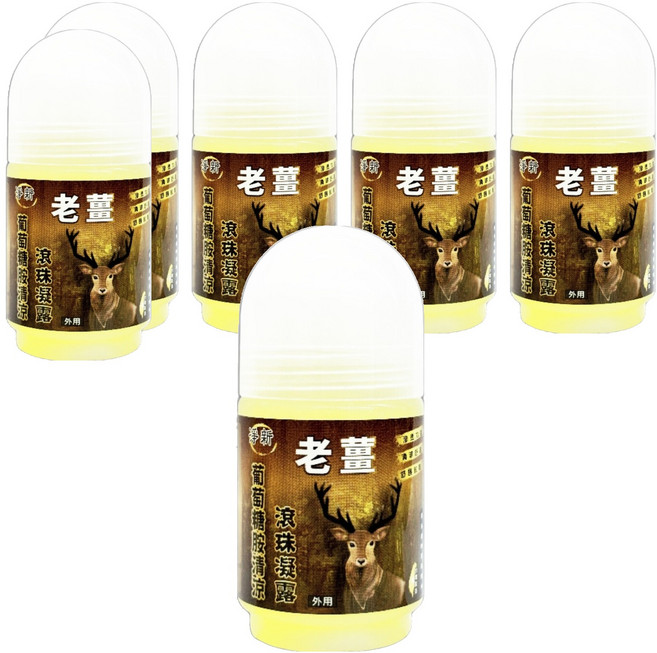 淨新科技 一條根 滾珠凝露 老薑 50ml, 6個, 1個裝