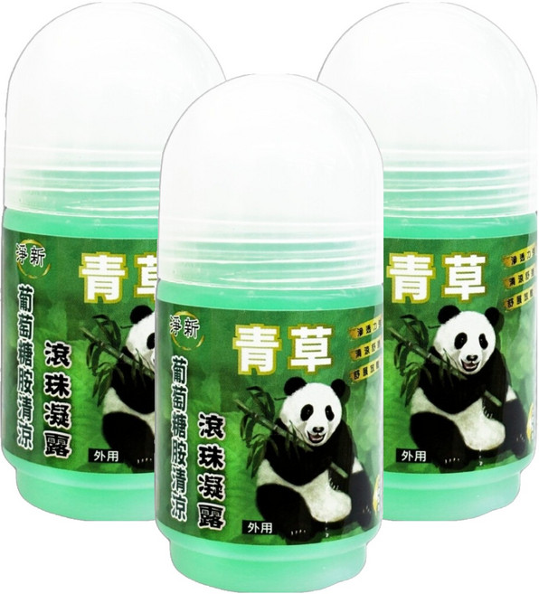淨新科技 一條根 滾珠凝露 青草 50ml, 3個, 1個裝