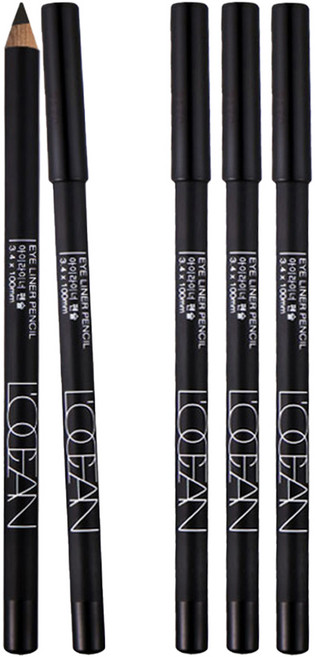 로쎄앙 아이라이너 펜슬, 블랙, 4개