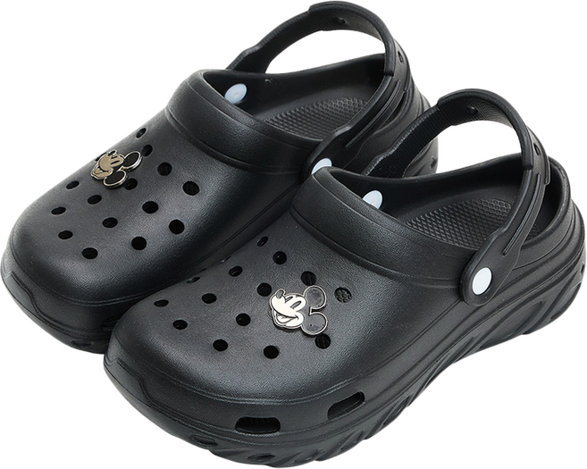 BORUI 柏睿鞋業 大人款 電燈飾釦洞洞涼鞋 造型戶外休閒鞋