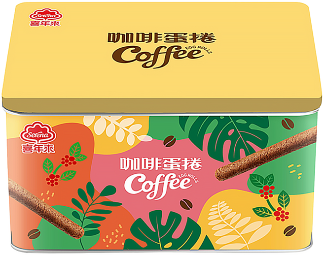 喜年來 咖啡蛋捲禮盒, 320g, 1盒