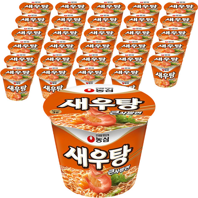 새우탕 큰사발 115g, 48개