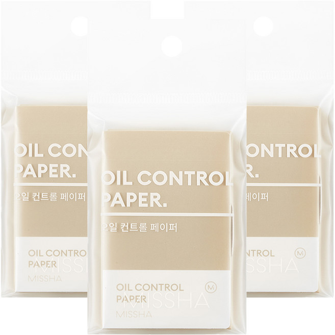 미샤 오일 컨트롤 페이퍼, 100개입, 3개