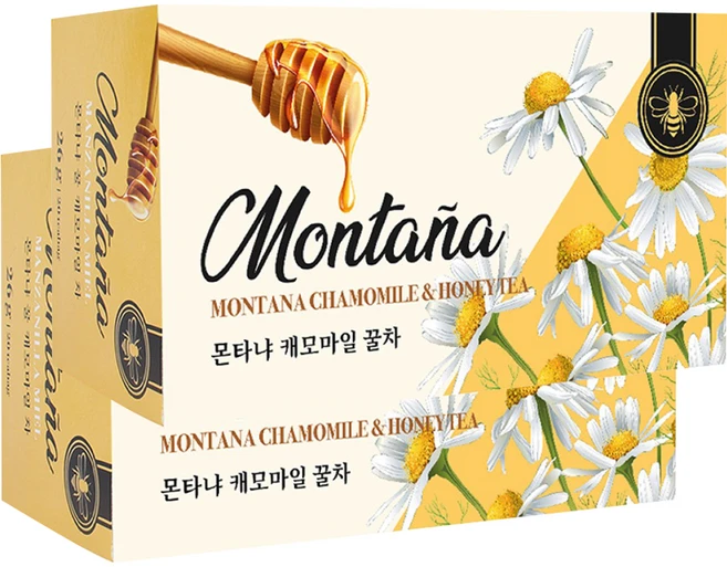 몬타냐 캐모마일 꿀차, 1.3g, 20개입, 2개 - 쿠팡