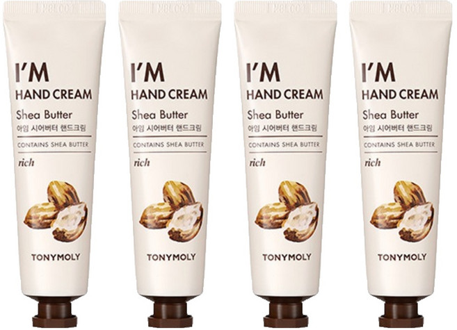 토니모리 아임 핸드크림 시어버터, 30ml, 4개