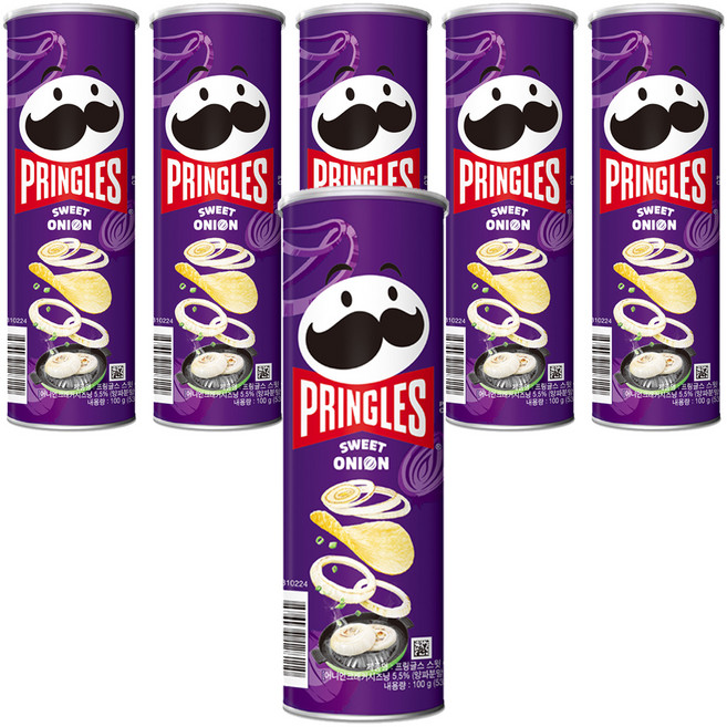 프링글스 스윗 어니언, 100g, 6개