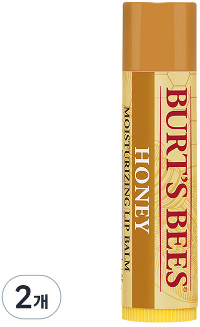버츠비 모이스춰라이징 립밤, 허니, 4.25g, 2개