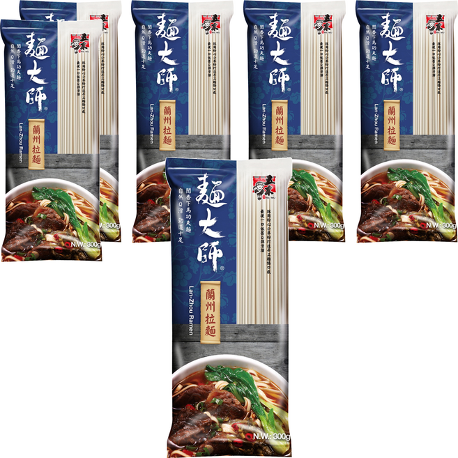 五木 蘭州拉麵, 300g, 6包