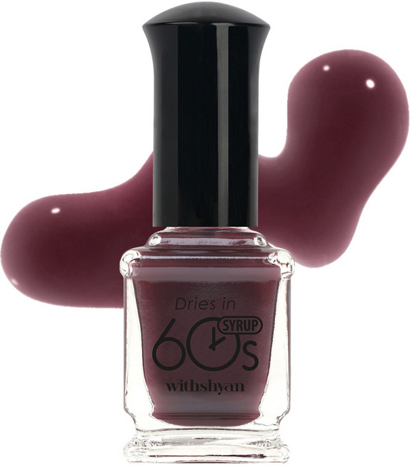 위드샨 60초 건조 매니큐어, M068체리콕시럽, 9ml, 1개