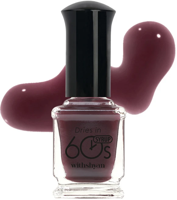 위드샨 60초 건조 매니큐어, M068체리콕시럽, 9ml, 1개 - 쿠팡