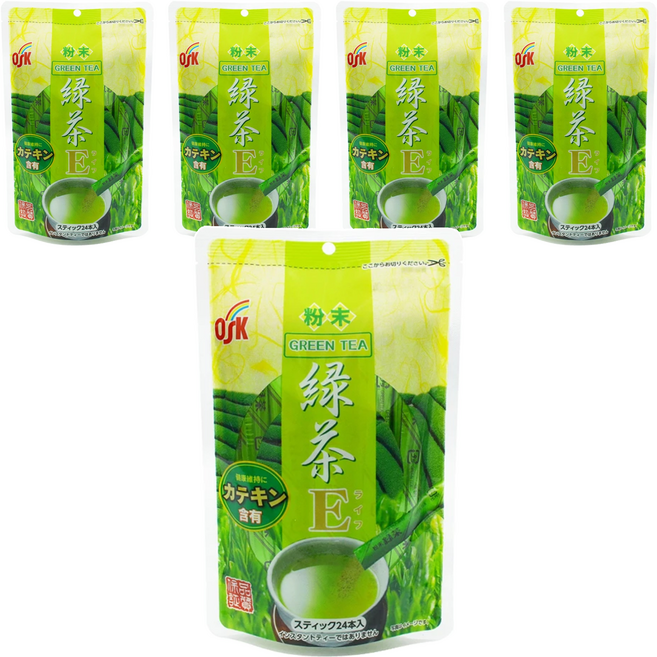 OSK 小谷穀粉 綠茶粉隨身包, 0.5g, 24包, 5袋