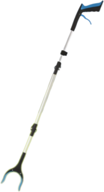 꼬까 3단 접이식 만능 롱 집게, 블루, 1개