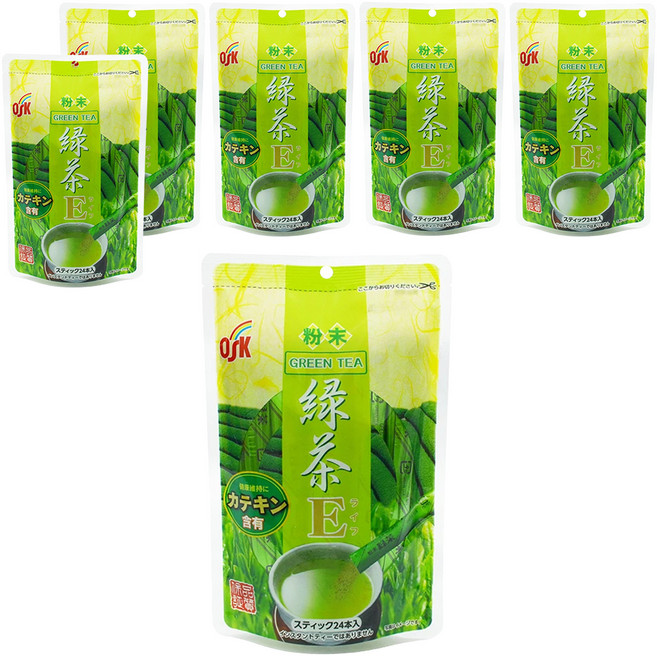 OSK 小谷穀粉 綠茶粉隨身包, 0.5g, 24包, 6袋