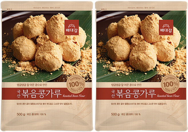 배대감 국산 볶음콩가루, 500g, 2개