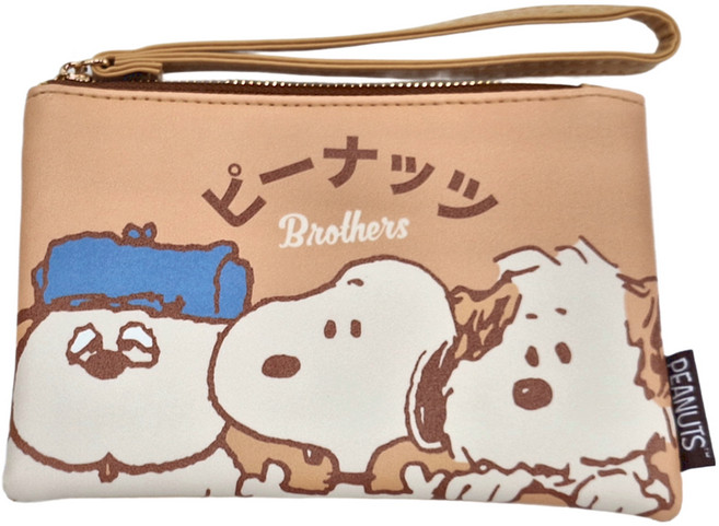 PEANUTS 史努比 三兄弟手拿包