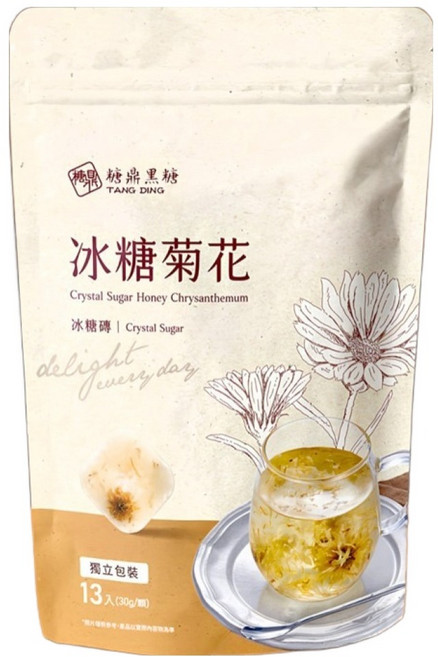 糖鼎 冰糖菊花, 30g, 13顆, 1包