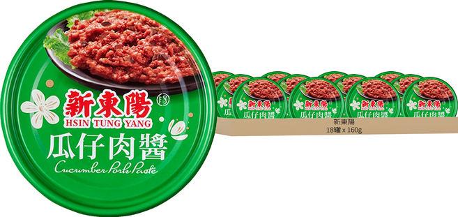 新東陽 瓜仔肉醬, 160g, 18罐