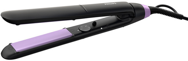 필립스 에센셜 케어 스트레이트너 BHS377/09, 블랙 + 퍼플