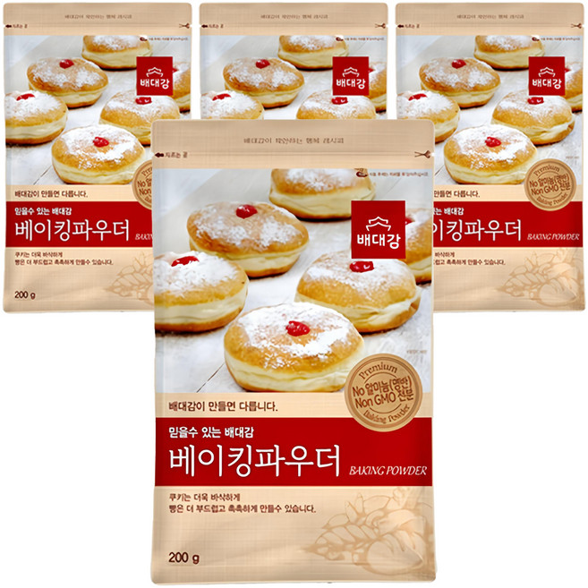 배대감 베이킹파우더, 200g, 4개
