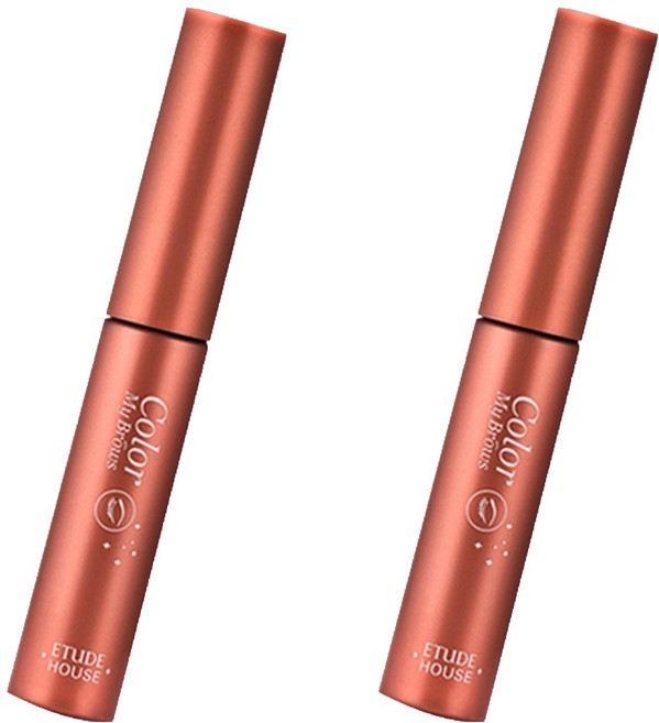 에뛰드 청순 거짓 아이브로우 카라 4.5g, 3호 레드브라운, 2개