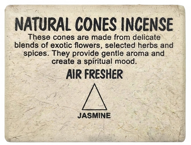 尼泊爾 LOTUS 天然手工香薰塔香 JASMINE, 茉莉, 1盒