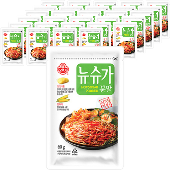 오뚜기 뉴슈가분말, 60g, 30개