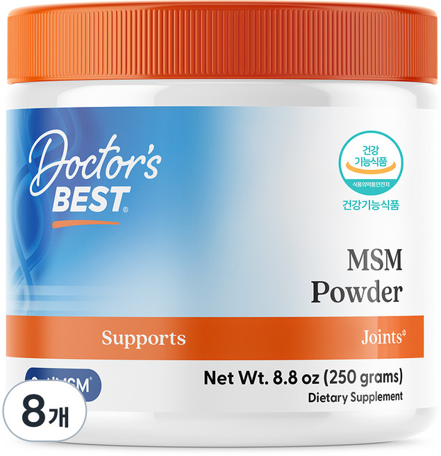 닥터스베스트 MSM 파우더, 250g, 8개