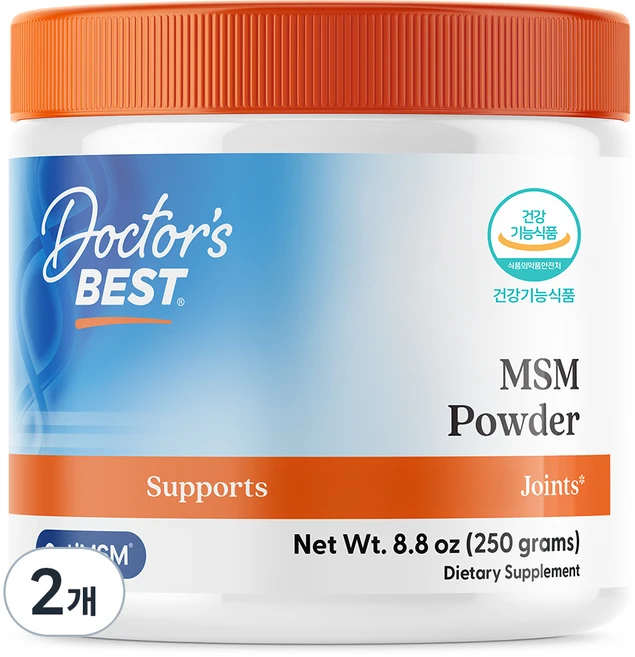 [쿠팡수입] 닥터스베스트 MSM 파우더, 250g, 2개 - 쿠팡
