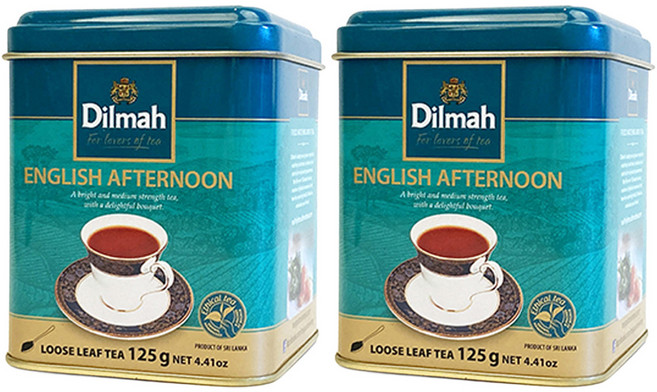 딜마 클래식 잉글리쉬 애프터눈 홍차, 125g, 2개, 1개입