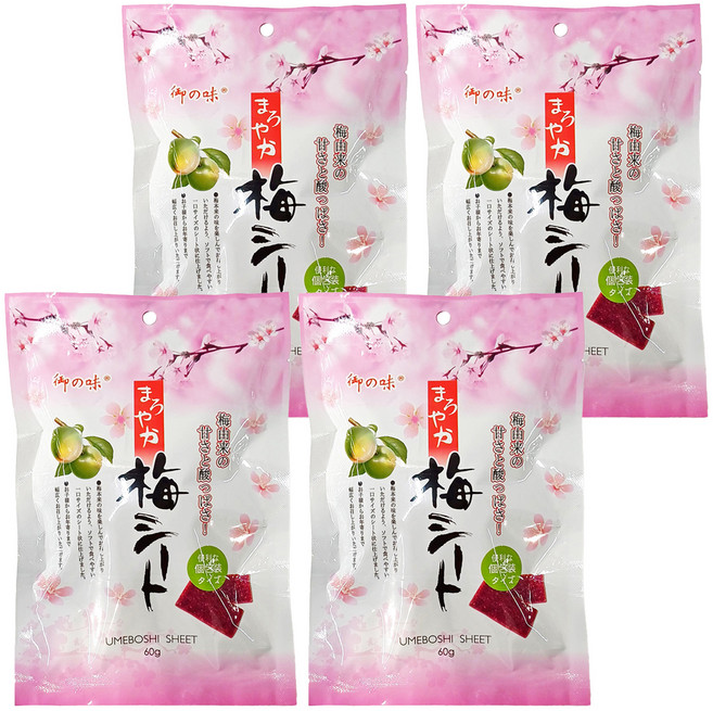 御之味 特選日式梅片, 60g, 4包