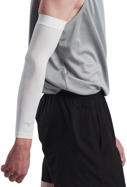 미즈노 더블 립 손목형 쿨토시, 화이트, 2세트