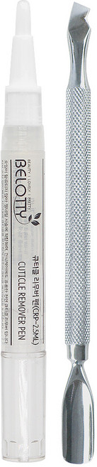 벨로티 네일케어 큐티클 리무버 + 푸셔 세트, 혼합색상, 1세트